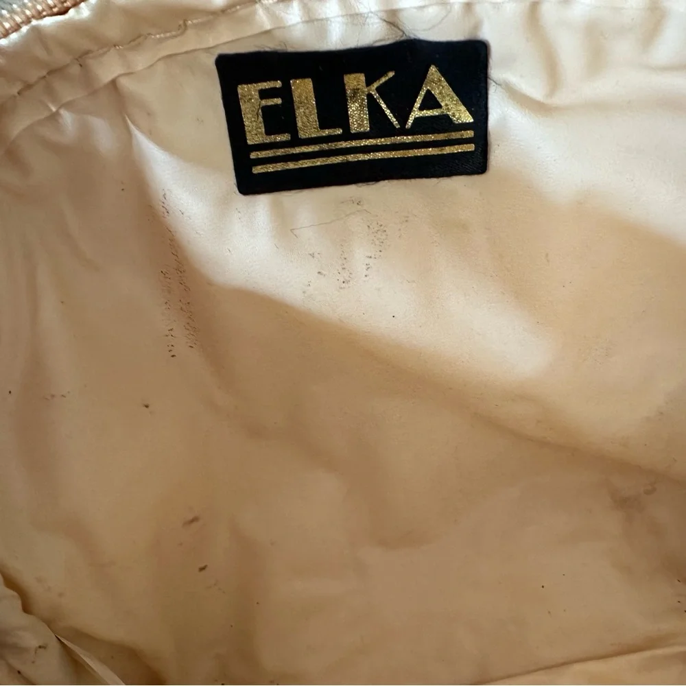 ELKA Vintage Set of 2 Map Print Travel Cosmetic Bags